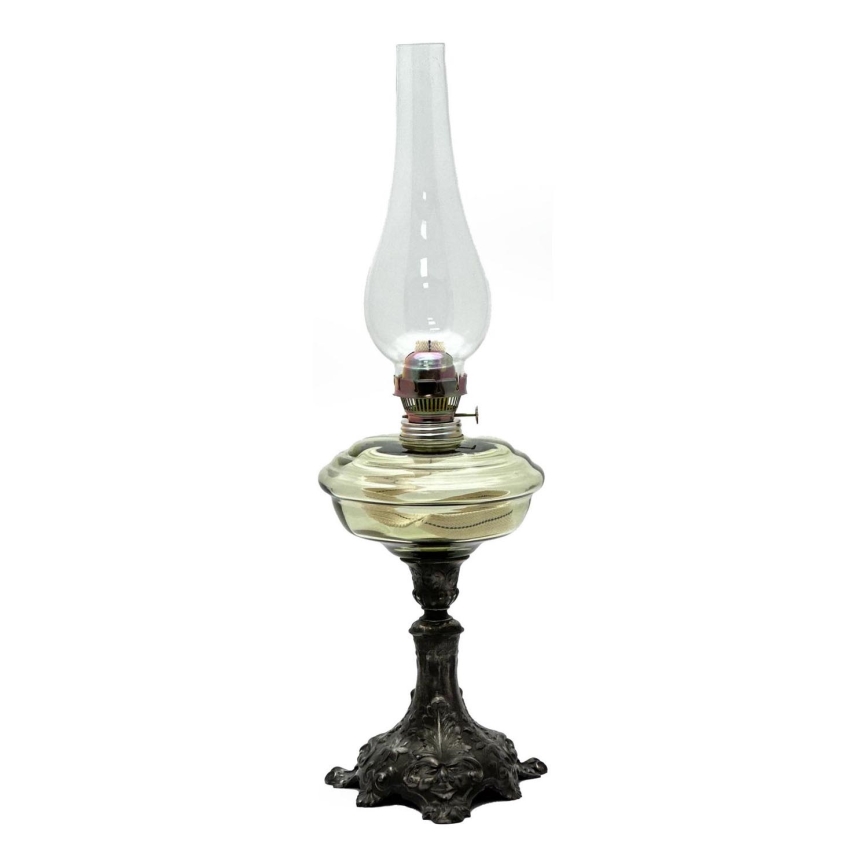 Petroleumlampe BOHUMILA 54 cm Waldgrün