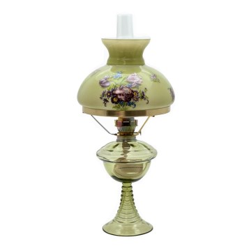 Petroleumlampe JASMÍNA 50 cm Waldgrün