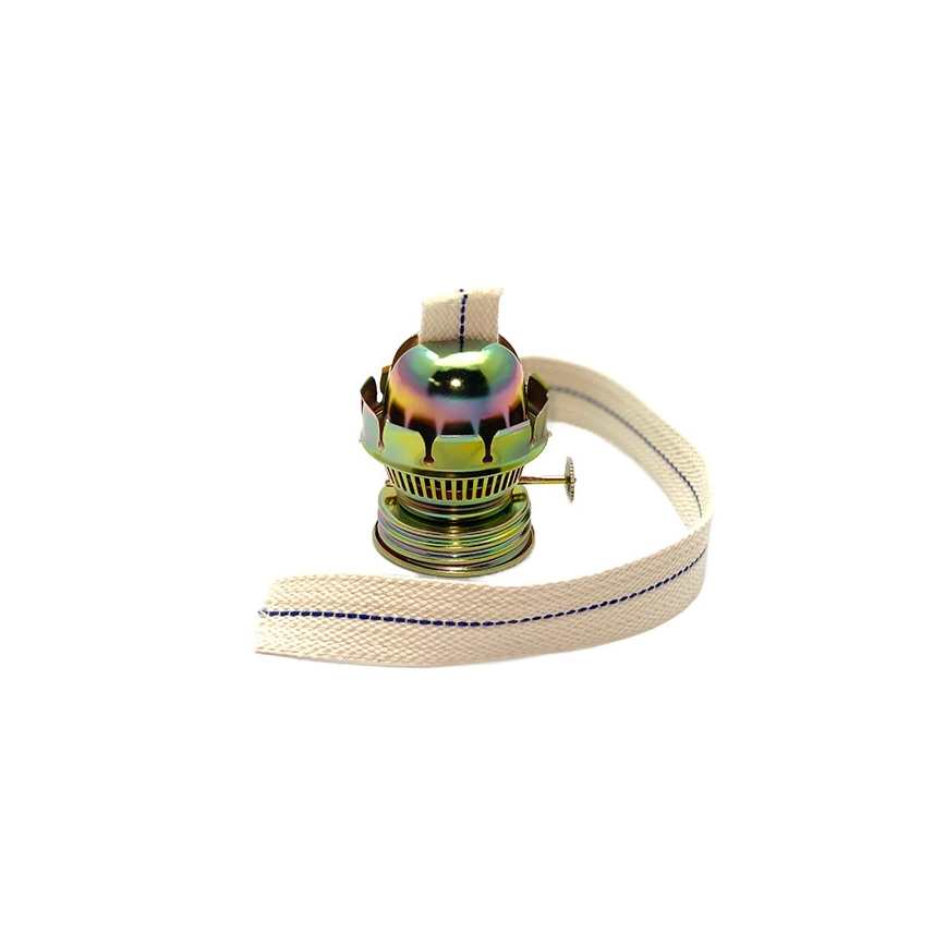 Petroleumlampe KLÁRA 34 cm waldgrün