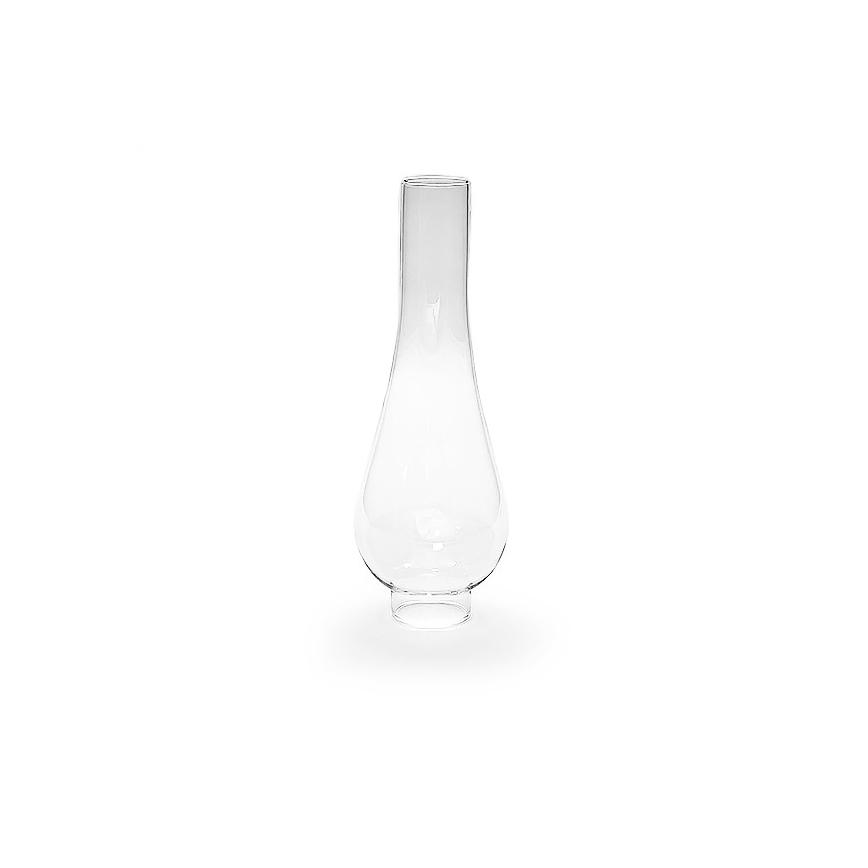 Petroleumlampe MONIKA 34 cm – bernsteinfarbenes Karo
