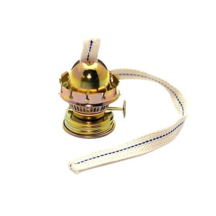 Petroleumlampe MONIKA 34 cm Waldgrün Craquelé