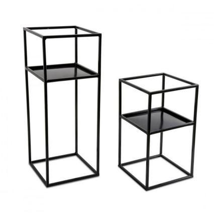 Pflanzenständer 60x24 Schwarz