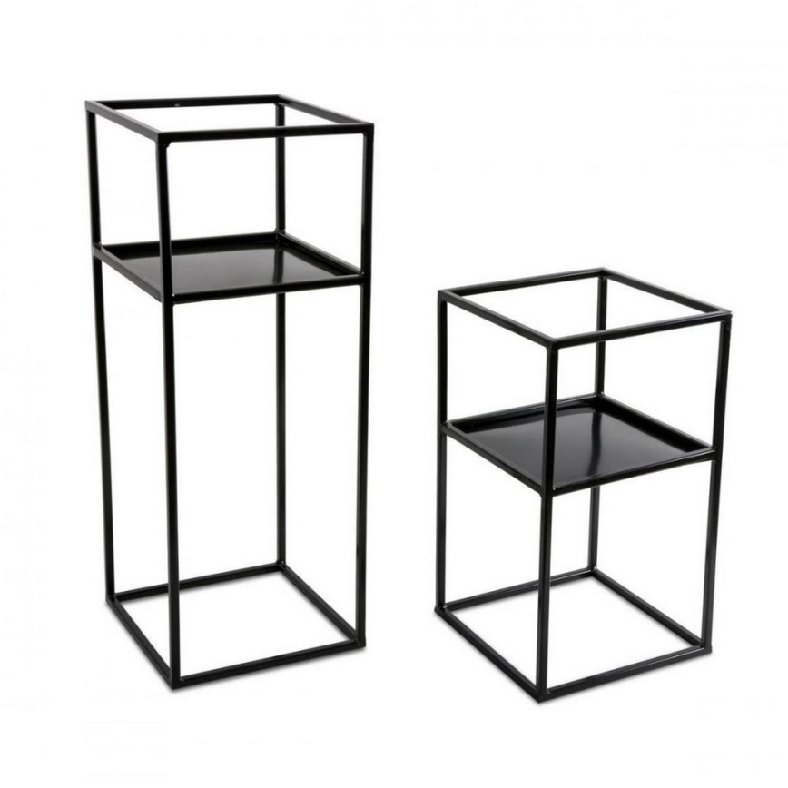 Pflanzenständer 60x24 Schwarz