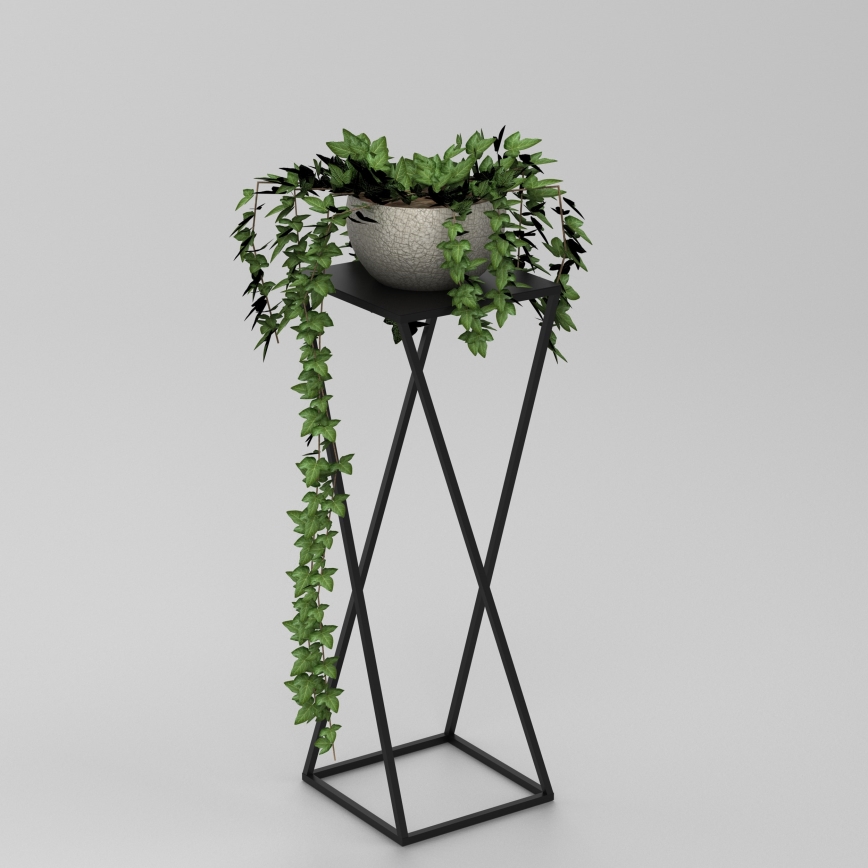 Blumenständer 70x24 cm schwarz