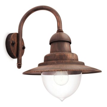 Philips 01652/06/PN - Außenwandleuchte MYGARDEN RAINDROP 1xE27/53W/230V IP44