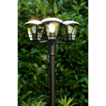 Philips Massive 15385/30/16 - Venkovní lampa CREEK 3xE27/60W/230V