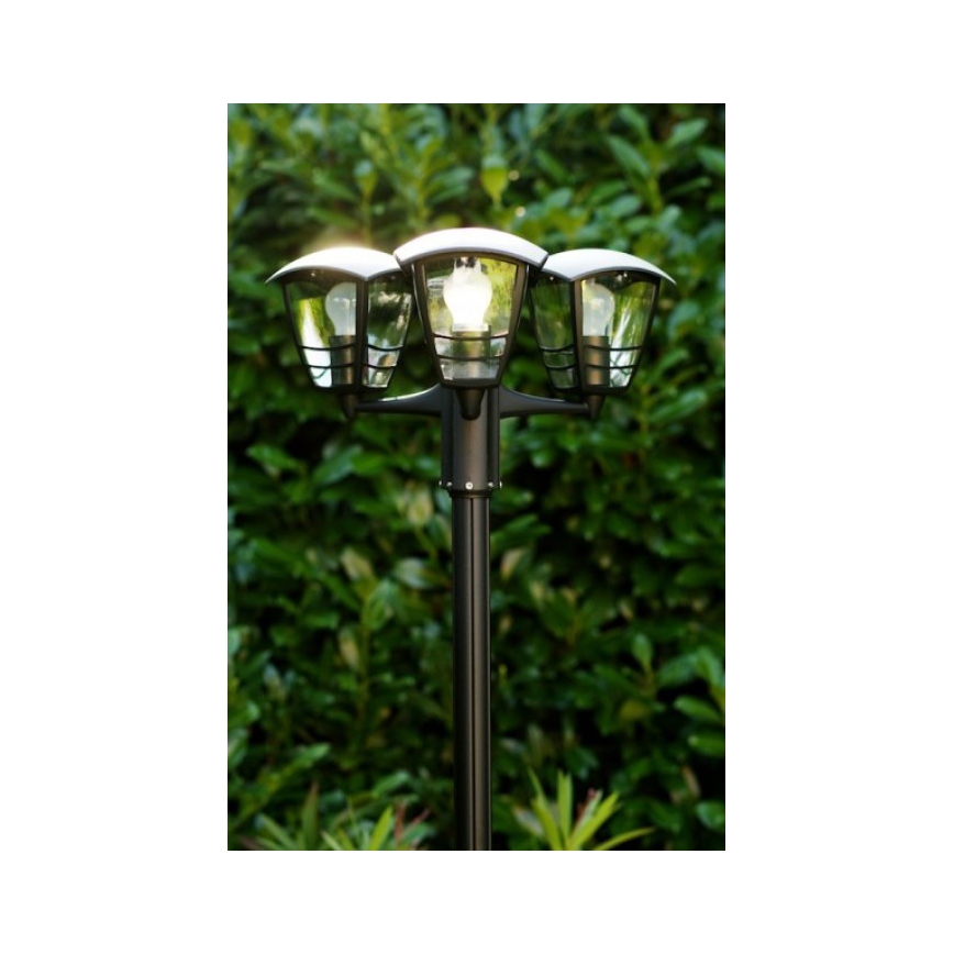 Philips Massive 15385/30/16 - Venkovní lampa CREEK 3xE27/60W/230V