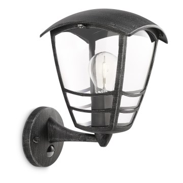 Philips 15468/54/16 - Außenwandleuchte mit Sensor MYGARDEN STREAM 1xE27/60W/230V