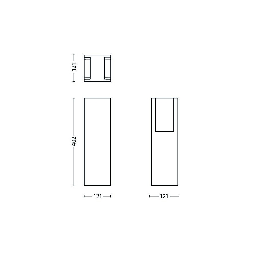 Philips - Outdoor-Leuchte 1xE27/14W/230V IP44