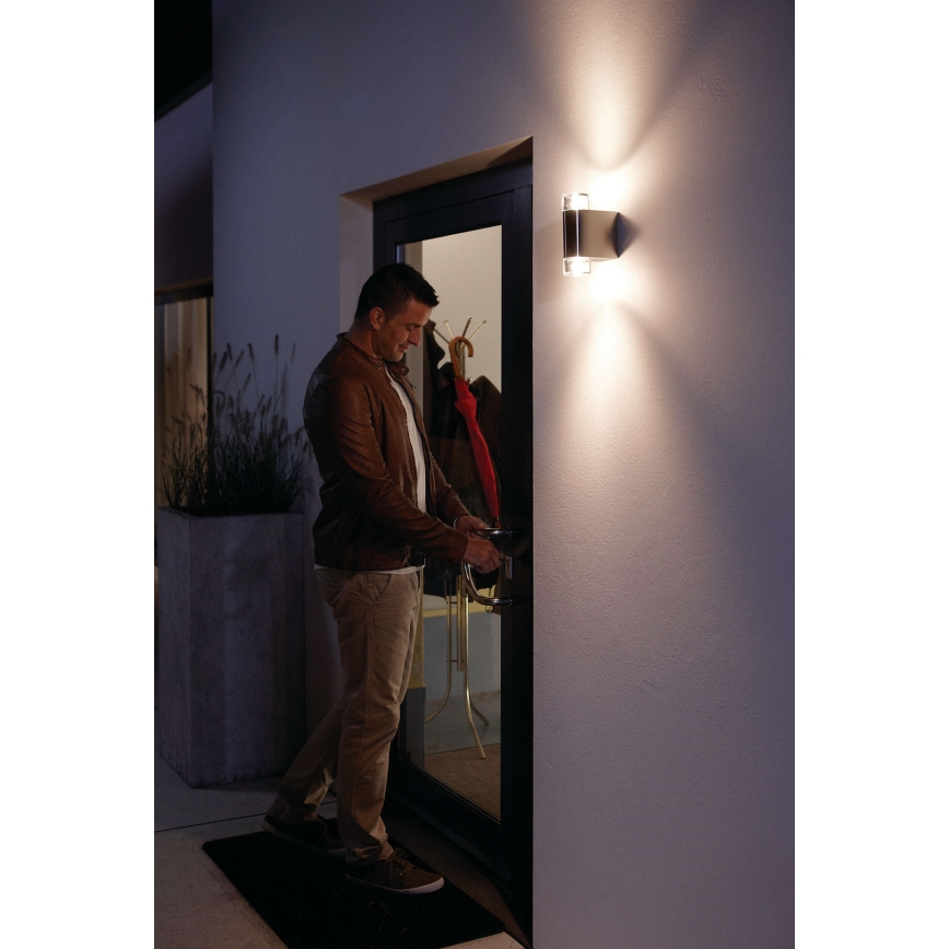 Philips 16380/47/16 -  LED Außenwandleuchte LEDINO 2xLED/5W
