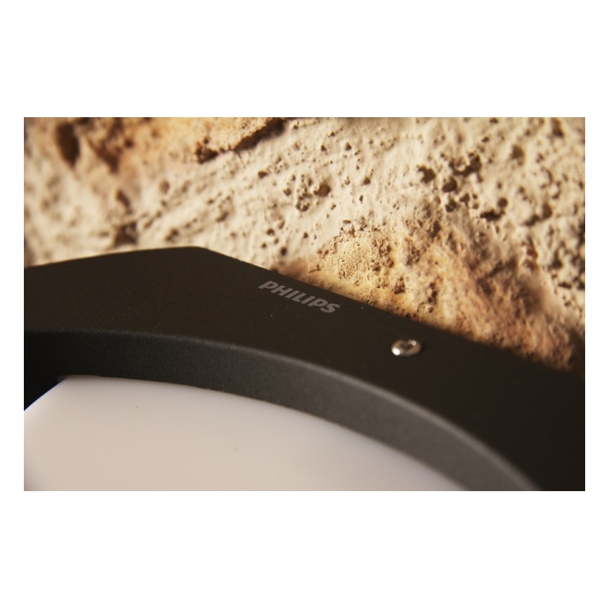 Philips 16405/93/16 - Außenwandleuchte MYGARDEN MEANDER 1xE27/20W/230V