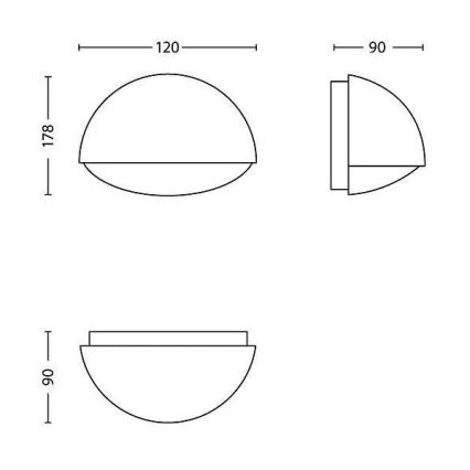 Philips 16407/93/16 - LED Außenbeleuchtung MYGARDEN DUST 1xLED/3W/230V