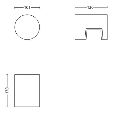 Philips - LED-Außenleuchte 1xLED/6W/230V