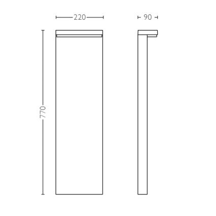 Philips - LED-Außenleuchte 2xLED/4,5W/230V IP44