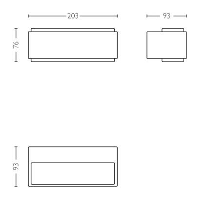 Philips - Außenwandleuchte 2xLED/4,5W