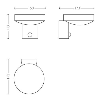 Philips 16491/47/P0 - LED Außenwandleuchte mit Sensor MYGARDEN COCKATOO 1xLED/8W/230V IP44