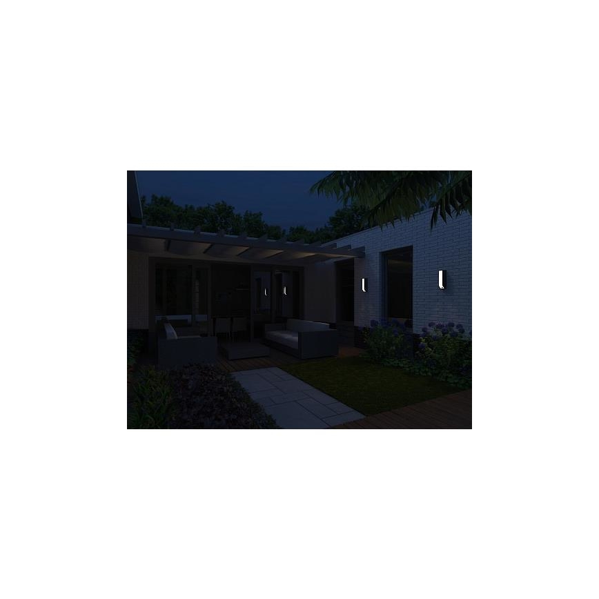 Philips 16933/93/16 - Wandleuchte mit Sensor MYGARDEN FEATHER 1xE27/23W/230V