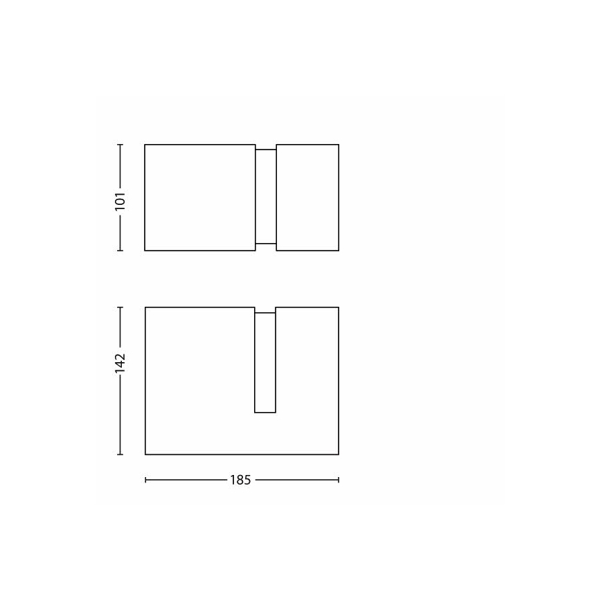 Philips 16936/93/16 - Außenleuchte MYGARDEN ACRES 1xE27/20W/230V