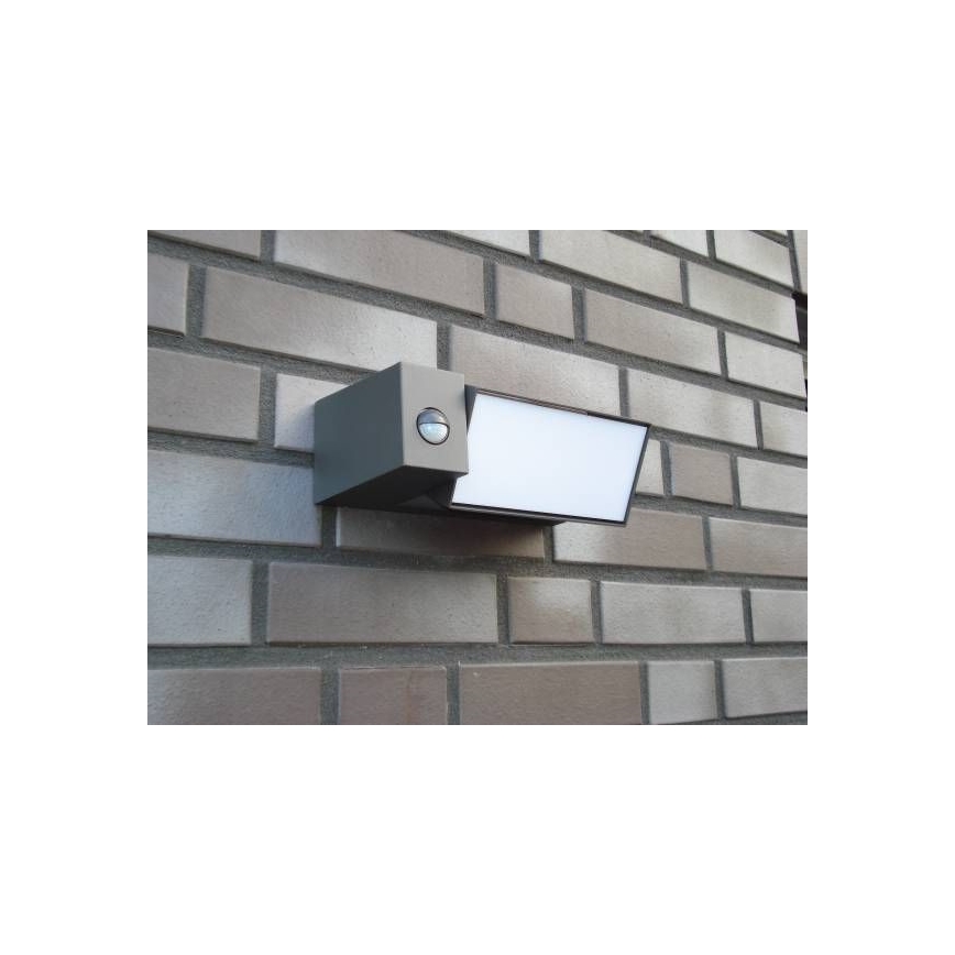 Philips 16943/93/16 - Außenleuchte mit Sensor MYGARDEN BORDER 1xE27/23W/230V