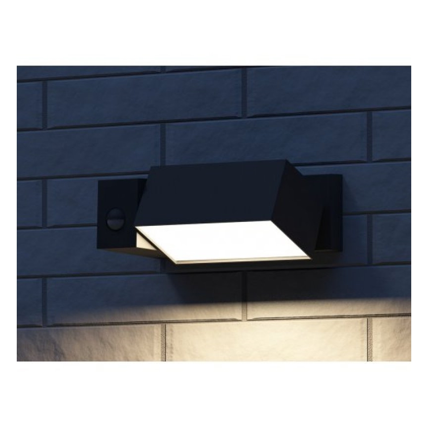 Philips 16943/93/16 - Außenleuchte mit Sensor MYGARDEN BORDER 1xE27/23W/230V