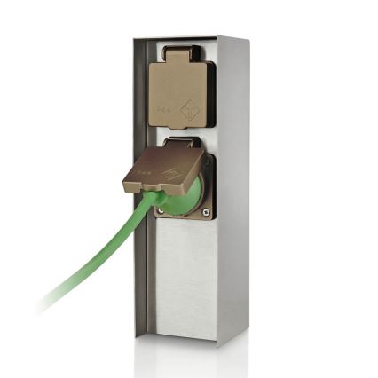 Philips - Außensteckdosensäule 230V IP44