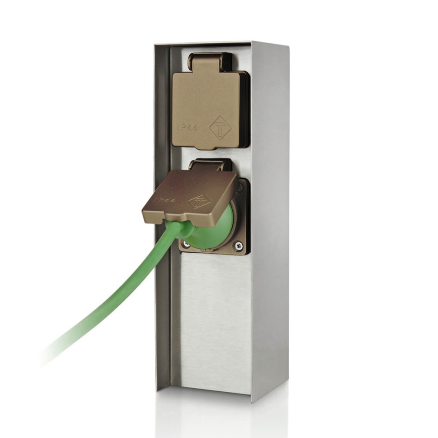 Philips - Außensteckdosensäule 230V IP44
