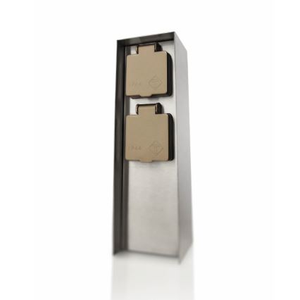 Philips - Außensteckdosensäule 230V IP44