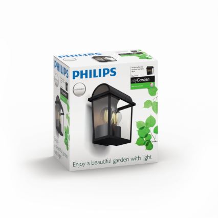 Philips 17235/30/PN - Auβen-Wandbeleuchtung HARVEST MyGarden 2xE27/42W/230V IP44