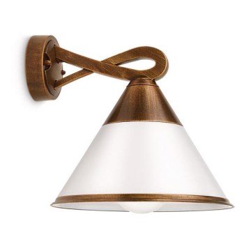 Philips 17259/06/16 - Außenwandleuchte MYGARDEN FIG 1xE27/15W/230V Bronze