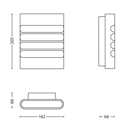 Philips - LED-Außenleuchte LED/3W IP44