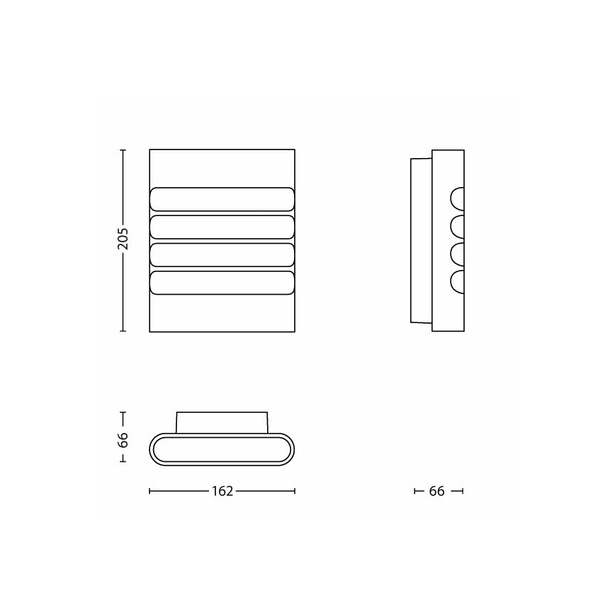 Philips - LED-Außenleuchte LED/3W/230V IP44