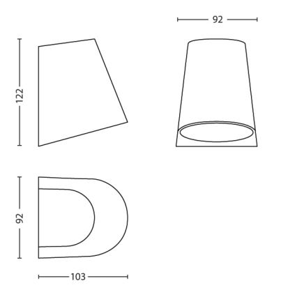 Philips - LED-Outdoor-Leuchte 1xLED/3W/230V IP44