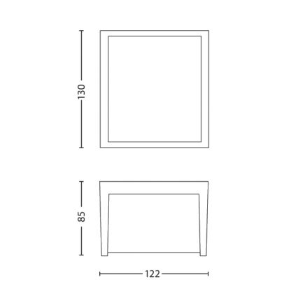 Philips - Außenwandleuchte 1xLED/3W/230V