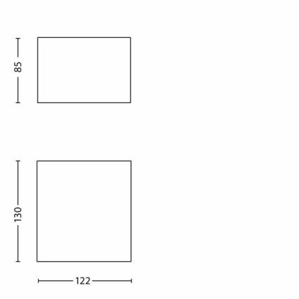 Philips - LED  Außenwandleuchte LED/3W/230V