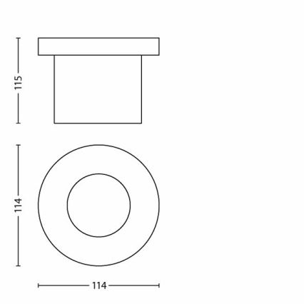 Philips - LED-Außenleuchte für Einfahrten LED/3W/230V