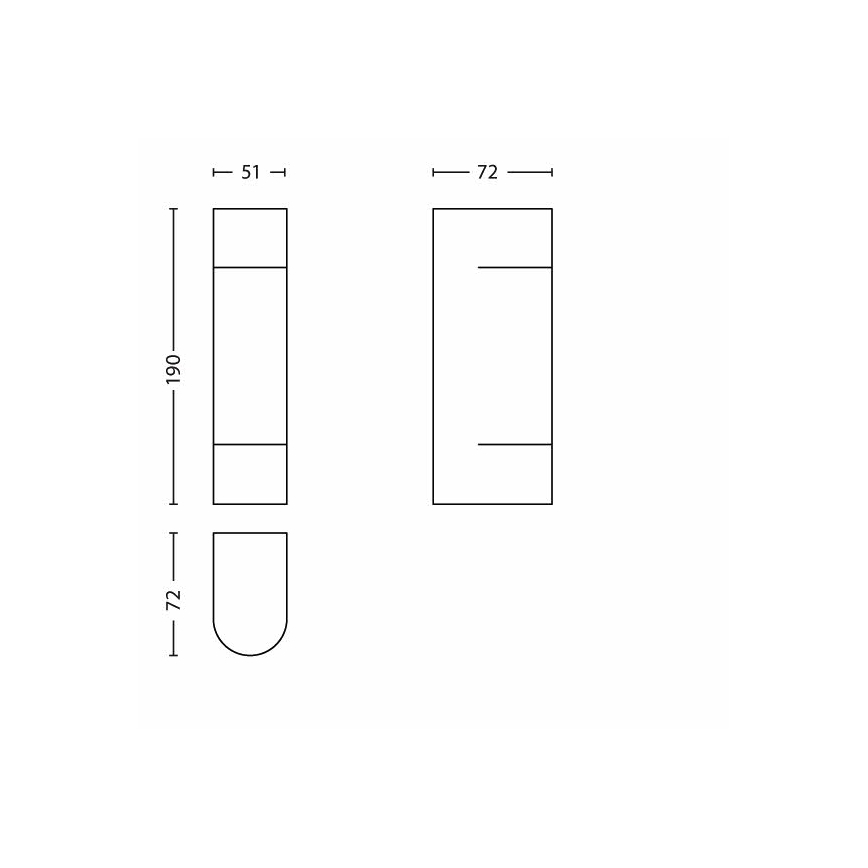 Philips - LED-Außenbeleuchtung 2xLED/1W/230V IP44