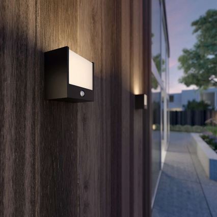Philips 17317/30/16 - LED Außenwandleuchte mit sensor MYGARDEN MACAW 1xLED/3W/230V