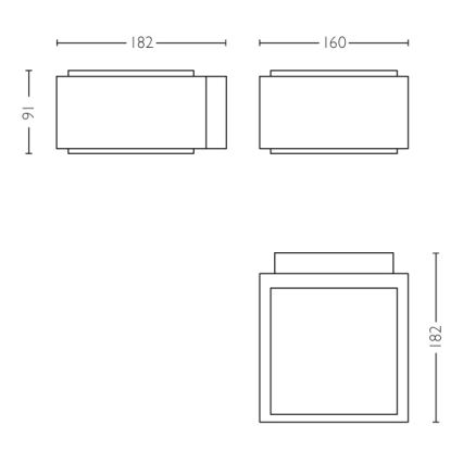 Philips - Außenwandleuchte E27/42W/230V IP44