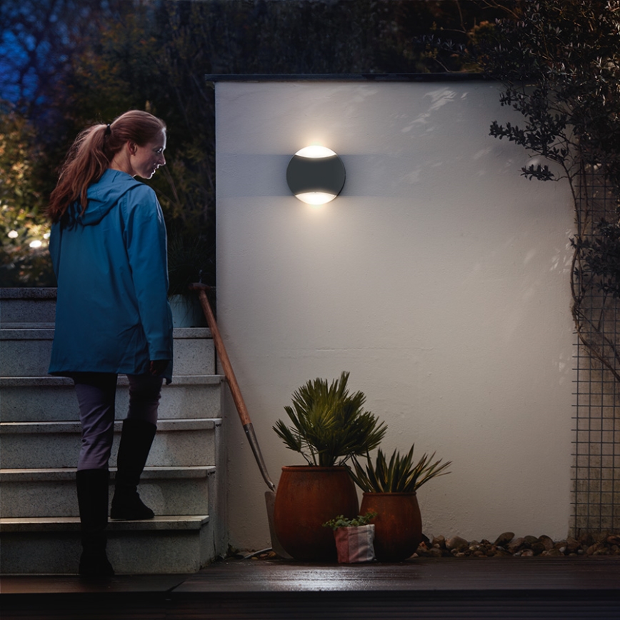 Philips 17338/93/PN - Außenwandleuchte MYGARDEN LIMESTONE 2xGU10/5W