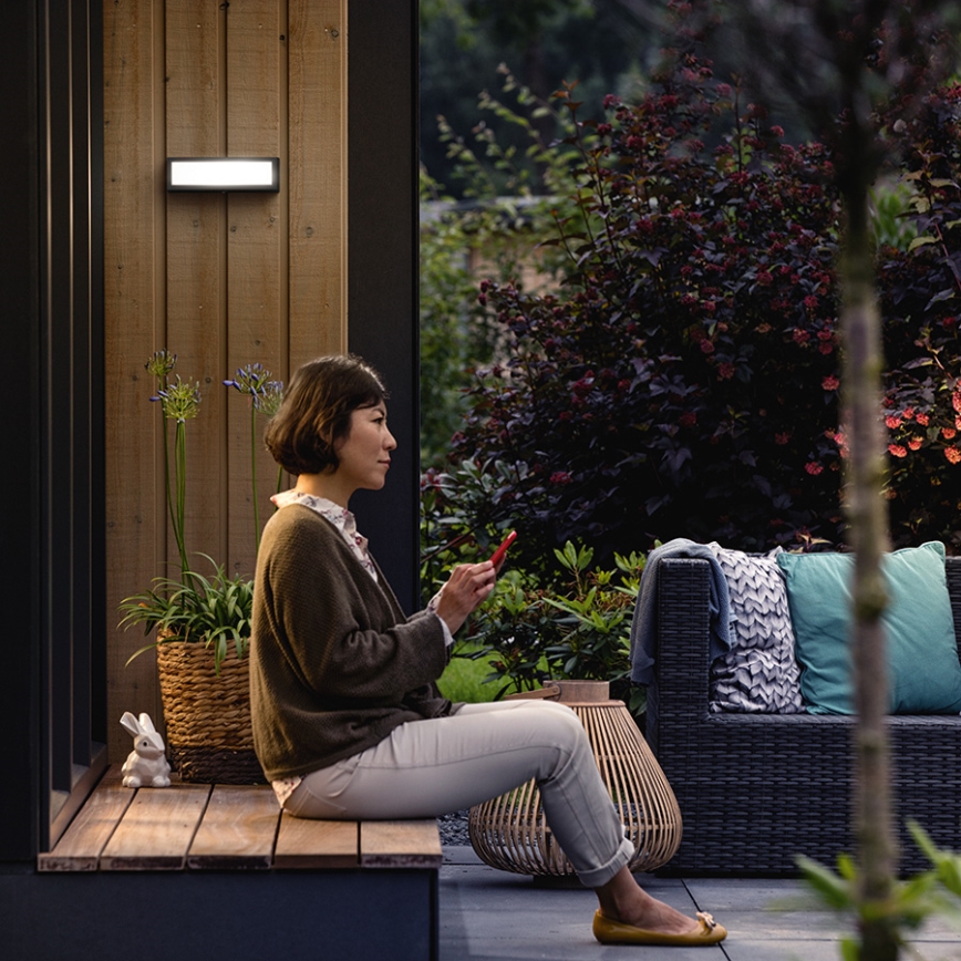 Philips 17354/93/P3 - Außenwandleuchte MYGARDEN STRATOSPHERE LED/4,5W
