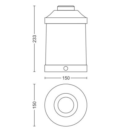 LED Außenleuchte LED/3W