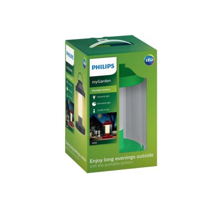 Philips 17360/33/P0 - LED tragbare Gartenlampe ABELIA LED/3W/5V