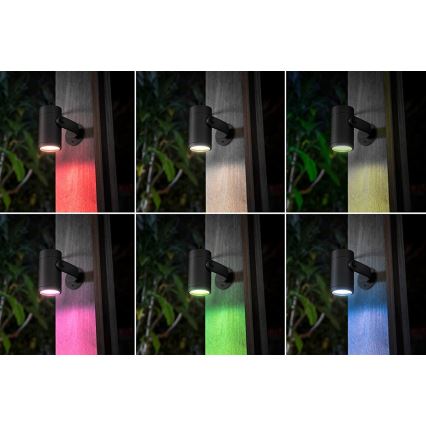 Philips - Erweiterungsset LED RGB Außenstrahler Hue LILY LED/8W/230V IP65