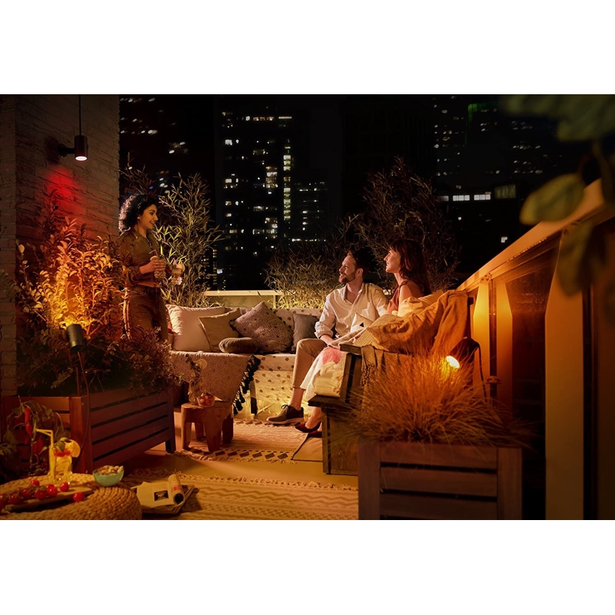 Philips - Erweiterungsset LED RGB Außenstrahler Hue LILY LED/8W/230V IP65