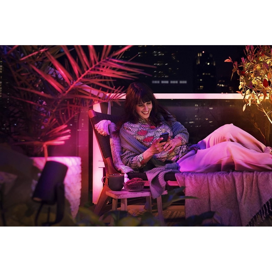 Philips - Erweiterungsset LED RGB Außenstrahler Hue LILY LED/8W/230V IP65