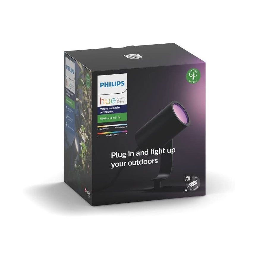 Philips - LED RGB Außenstrahler Hue LILY LED/8W/230V IP65