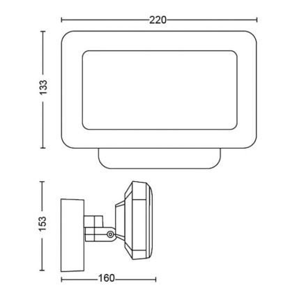 Philips - Dimmbarer LED-RGBW-Strahler für den Außenbereich Hue DISCOVER 2xLED/15W/230V 2000-6500K IP44