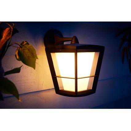 Philips 17440/30/P7 - LED RGB Außen-Wandleuchte HUE ECONIC LED/15W/230V IP44