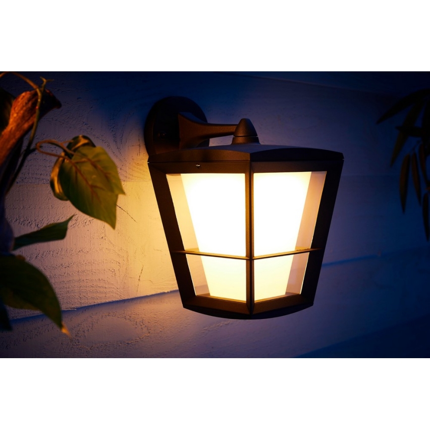Philips 17440/30/P7 - LED RGB Außen-Wandleuchte HUE ECONIC LED/15W/230V IP44
