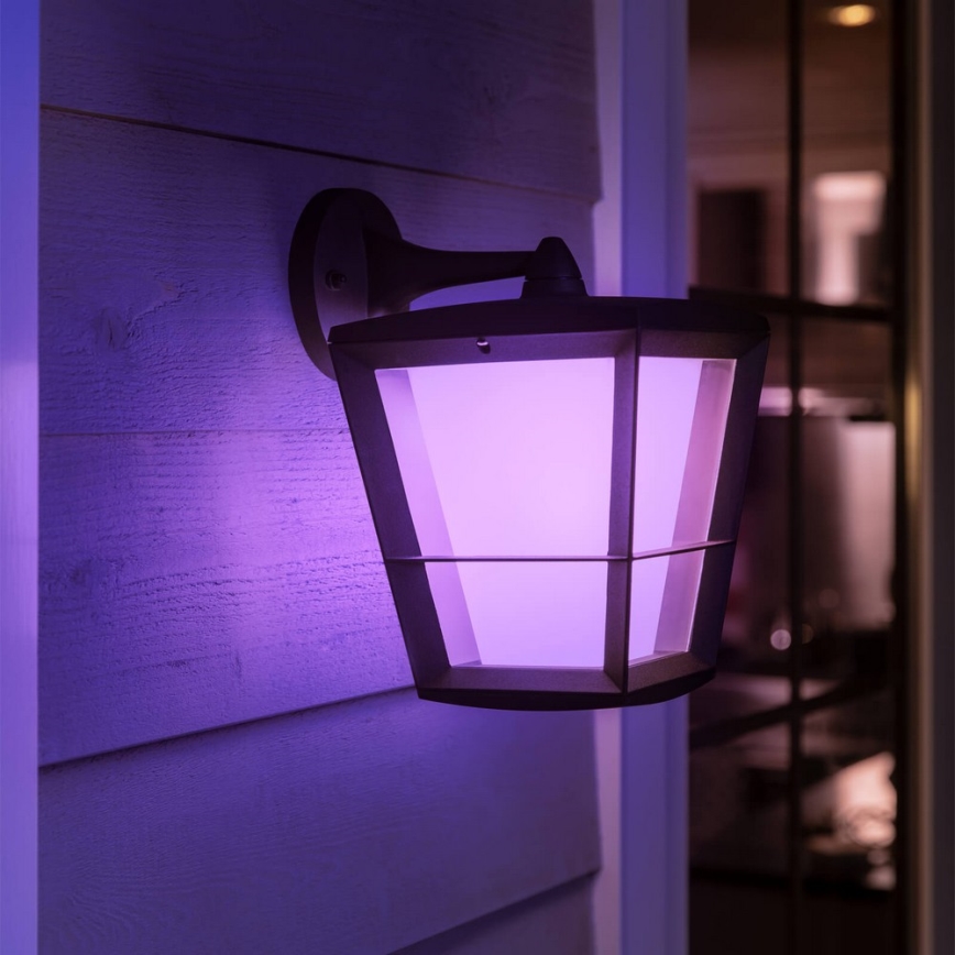 Philips 17440/30/P7 - LED RGB Außen-Wandleuchte HUE ECONIC LED/15W/230V IP44
